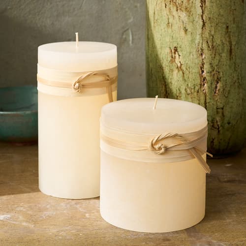 Timber Pillar Candle