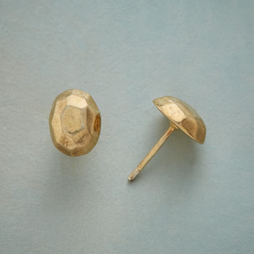 FACETED DOME EARRINGS view 1