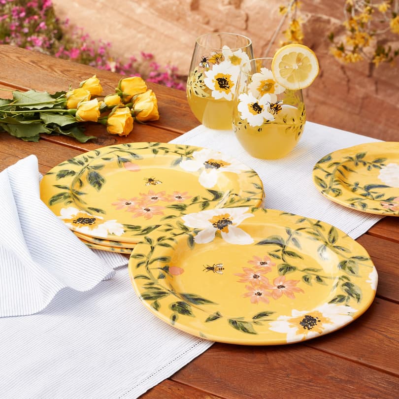 Honeyland Dinner Plates, Set Of 4 Sundance Catalog
