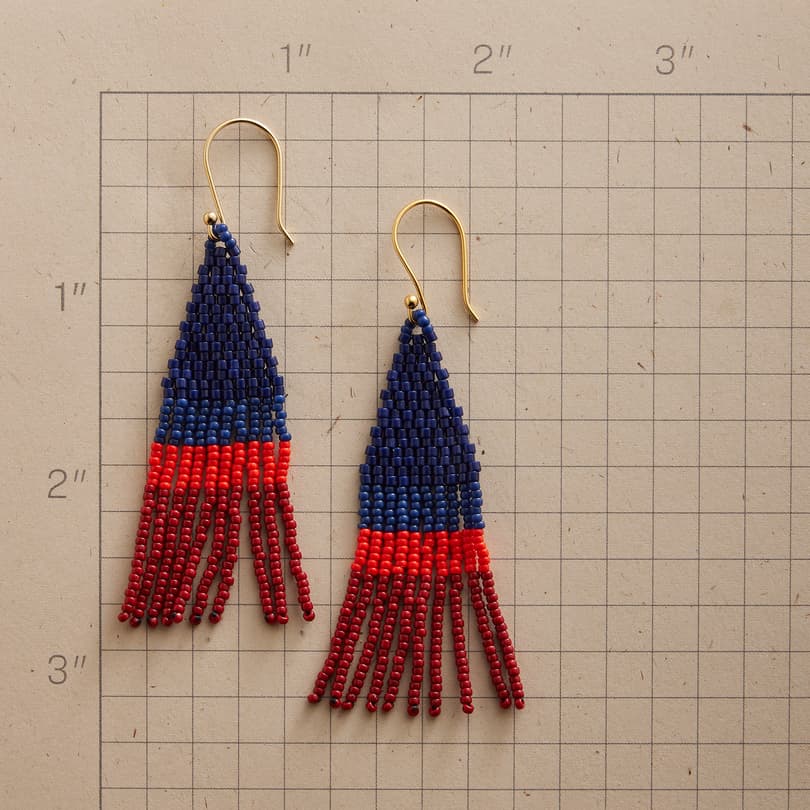 Dancing Fringe Earrings View 2