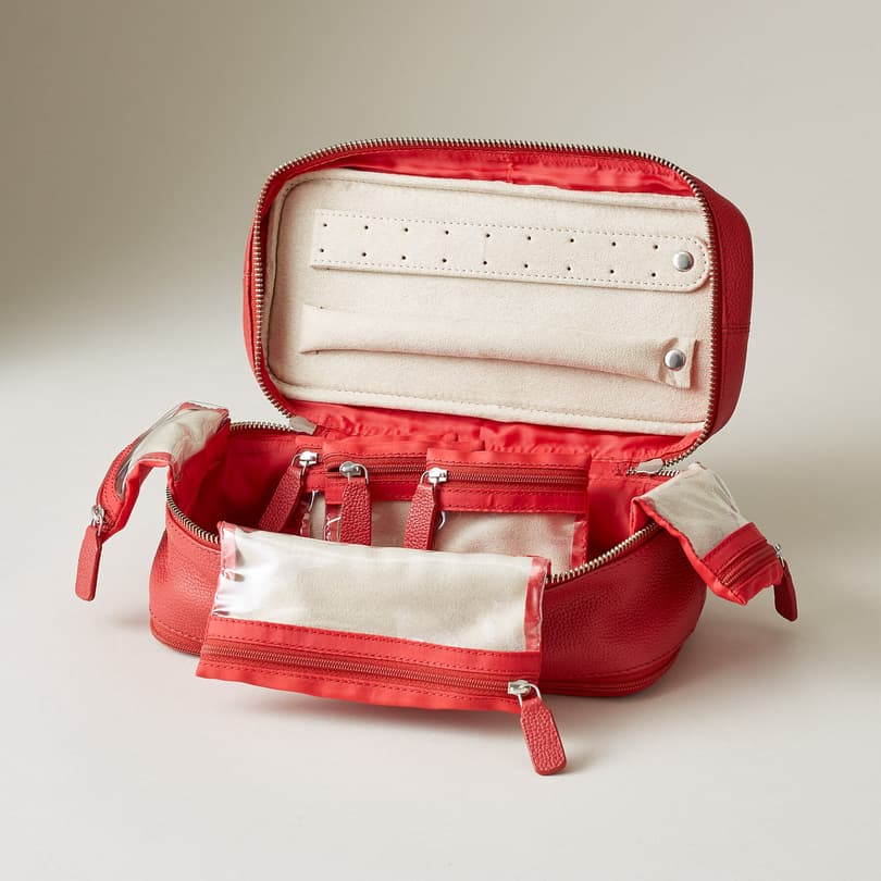 Sundance Women's Letter Perfect Jewelry Case in Red