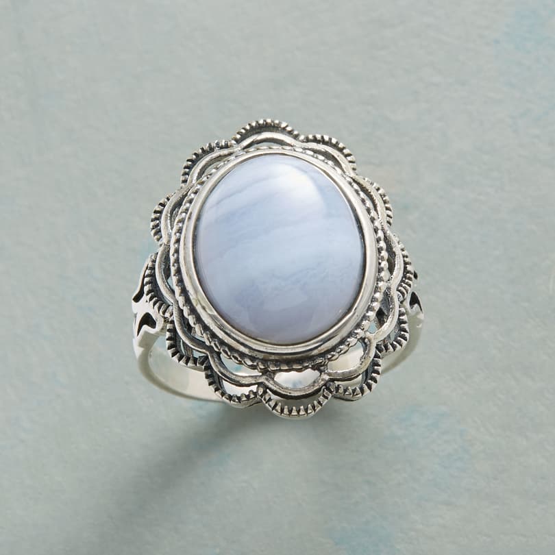 LACY AGATE RING view 1