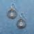 MOONSTONE AND STARBURST EARRINGS view 1