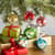 VINTAGE DIORAMA GLASS ORNAMENTS, SET OF 6 view 1