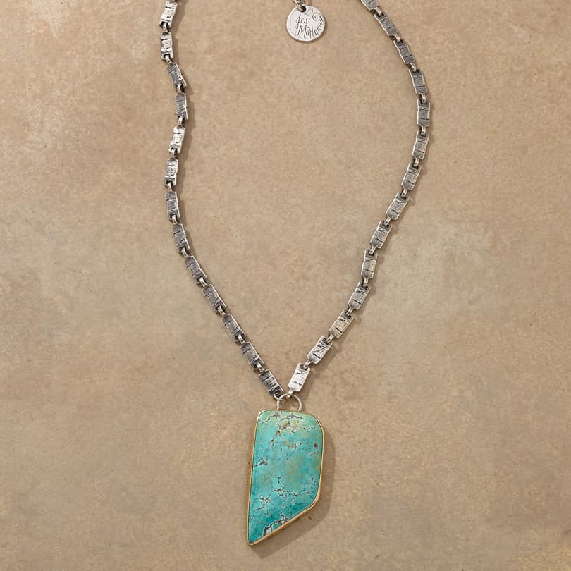Turquoise Talisman Necklace View 1
