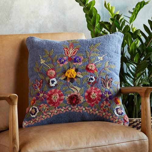 GRETA INSPIRED BLOOM PILLOW view 1