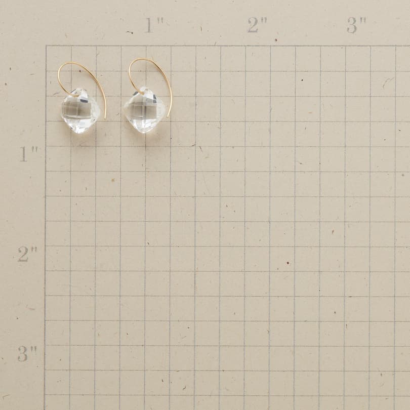 CLEAR CUT EARRINGS view 1