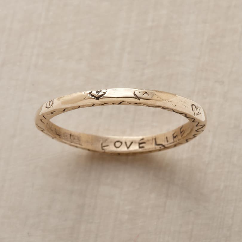 14KT YELLOW GOLD VITALITY RING view 1