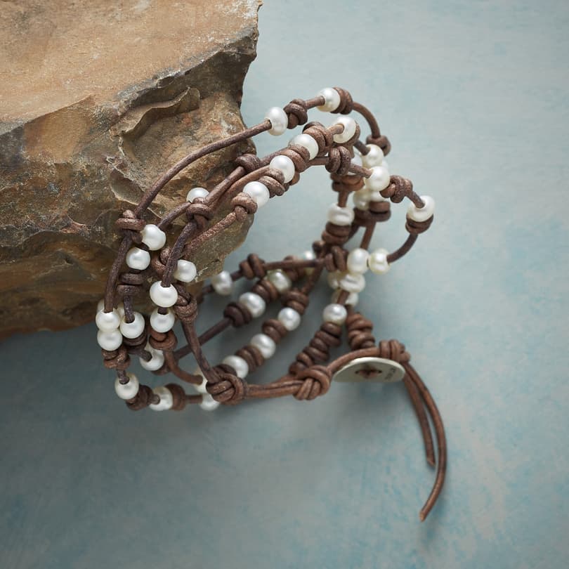 BEAUTIFULLY BOUND PEARL BRACELET view 1