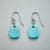 NATURE&#39;S ART TURQUOISE EARRINGS view 1