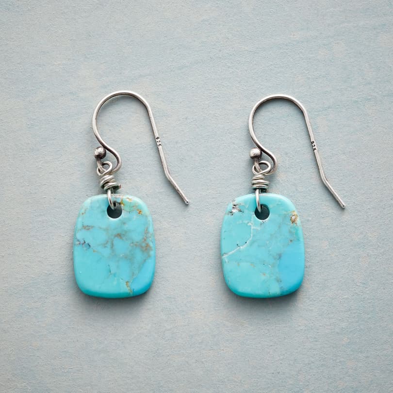 NATURE&#39;S ART TURQUOISE EARRINGS view 1