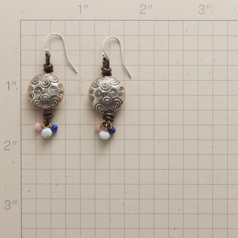 Floral Tuffet Earrings View 2