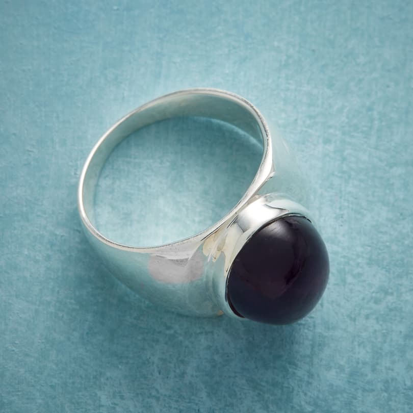 SS AMETHYST RING view 1