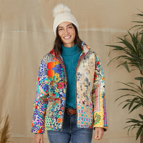 Ita Reversible Puffer Jacket View 9Multi