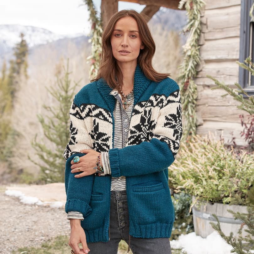 Jorunn Nordic Cardigan | Sundance Catalog