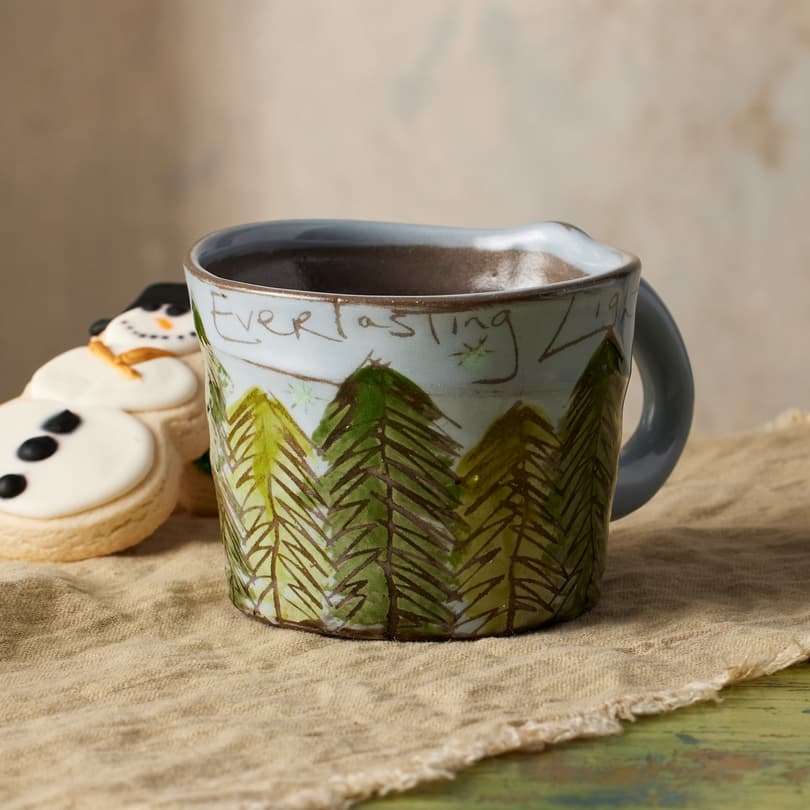 Stoneware Hope and Joy Mugs - Handmade in the USA - , LLC