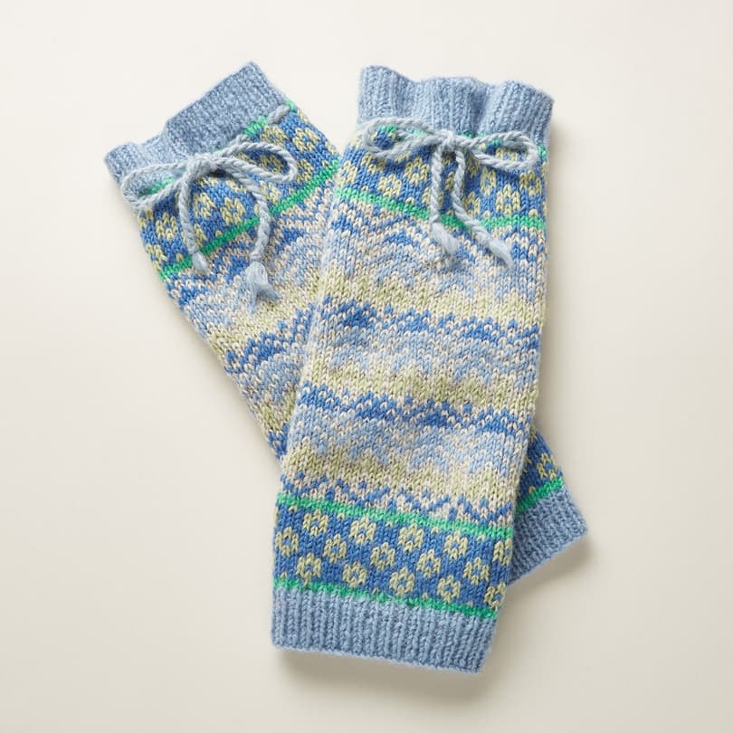 FLAME & FROST LEGWARMERS view 1 BLUE