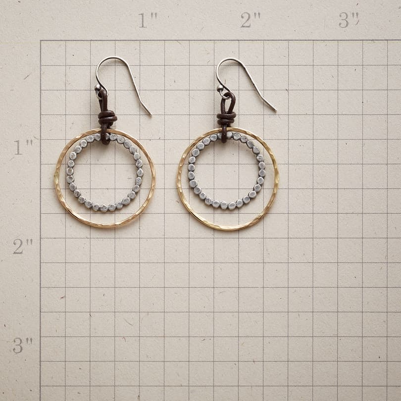 PARTIAL ECLIPSE EARRINGS view 1