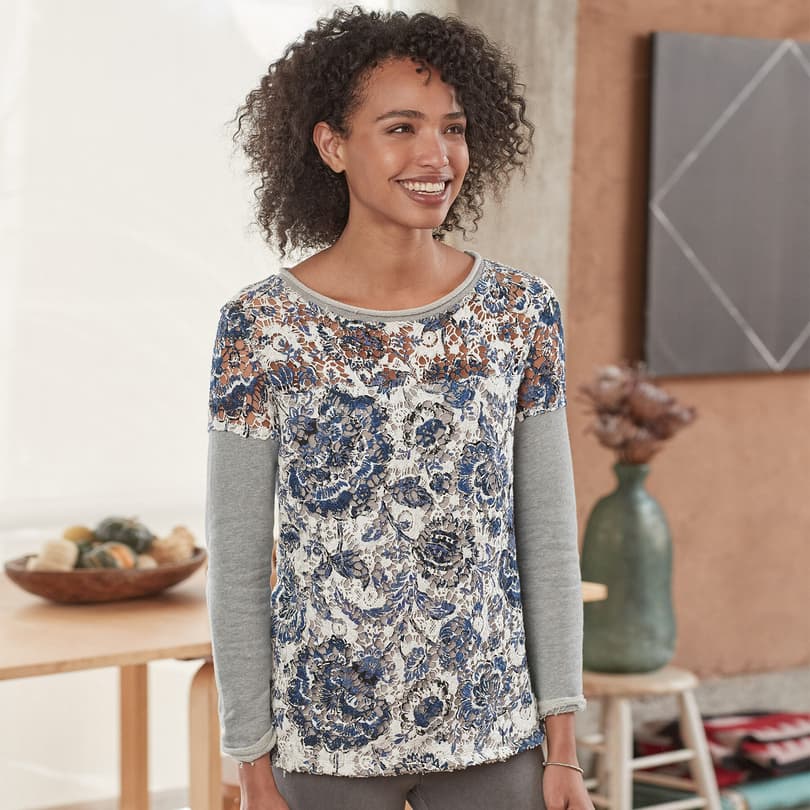 CARAWAY LACE PULLOVER view 1