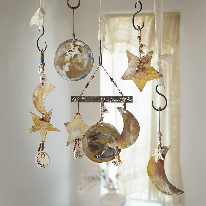 MOON PHASE HANGING ART view 1