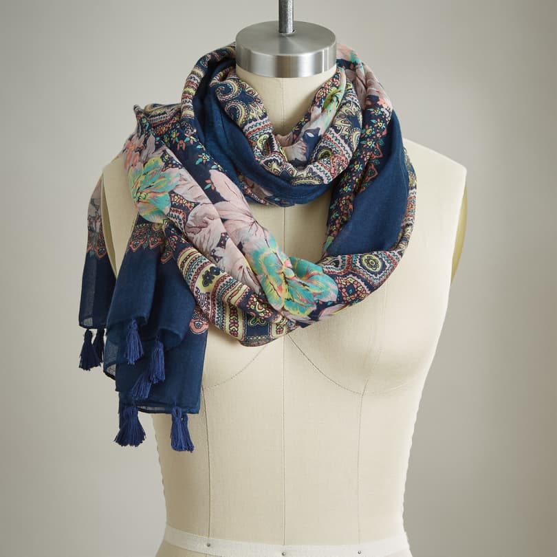 FLORAL IMPRESSIONS SCARF view 1
