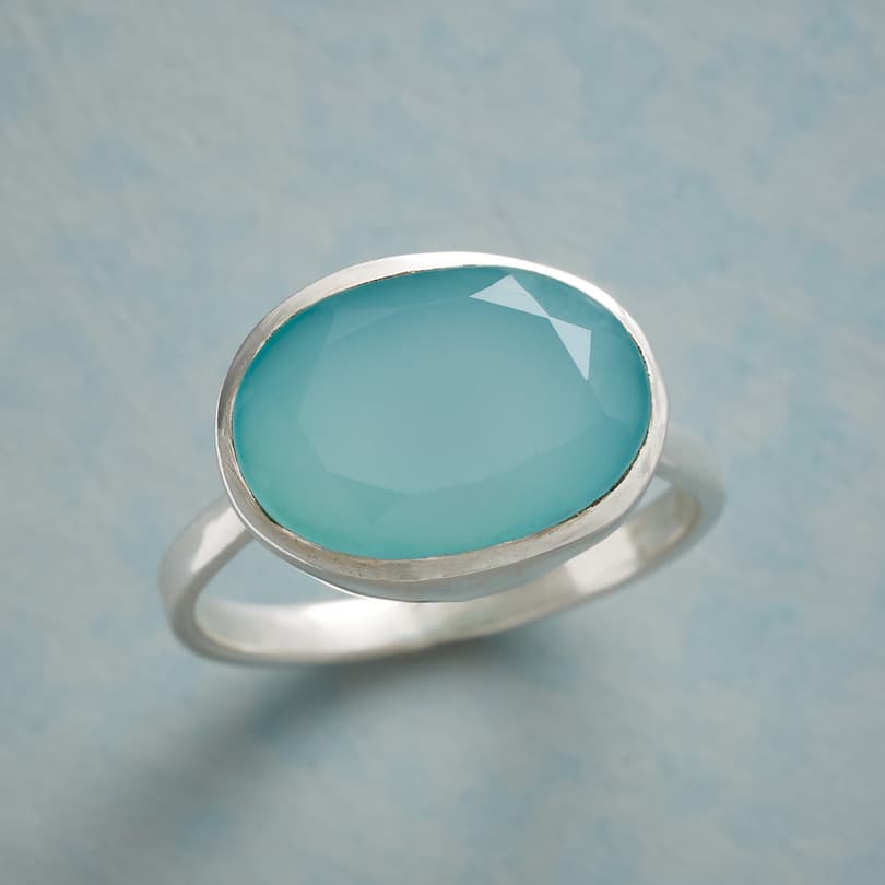 CLEARLAKE CHALCEDONY RING view 1