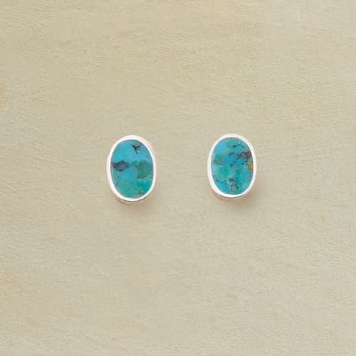 TURQUOISE TABLEAU EARRINGS view 1