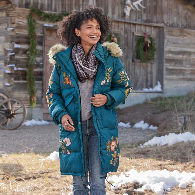 Snowflower Puffer Coat | Sundance Catalog