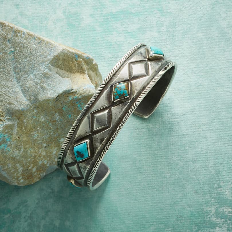 OUT OF THE BLUE TURQUOISE CUFF view 1