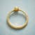 GOLDEN PEARL RING view 1