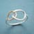 SCULPTURAL ECHO RING view 1