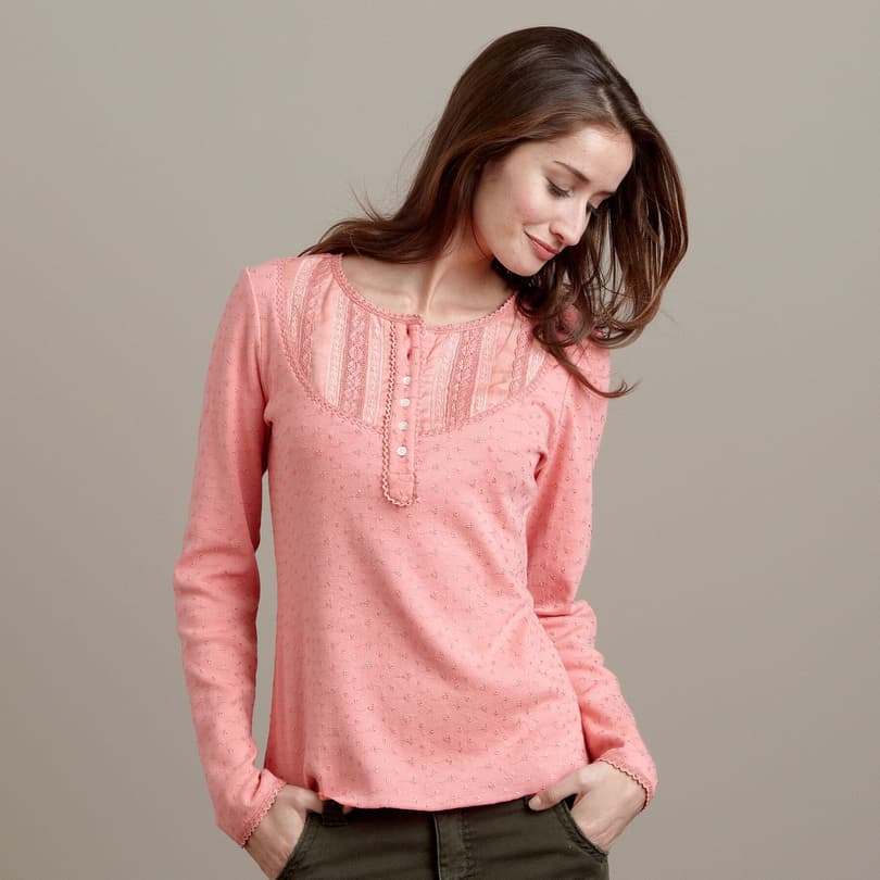 PERFECT EYELET HENLEY view 1
