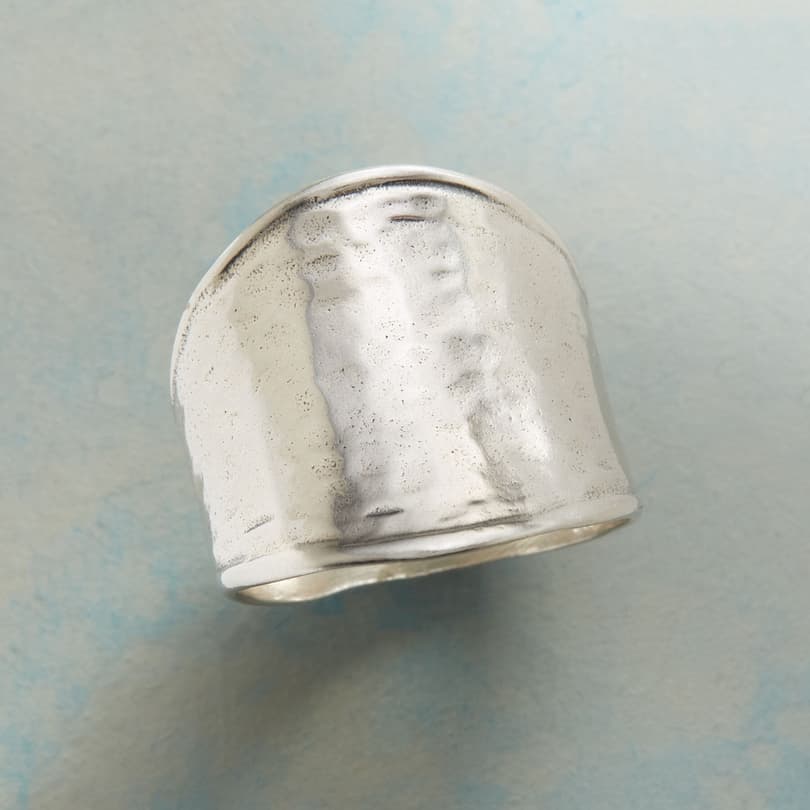 SILVER EXPANSE RING view 1
