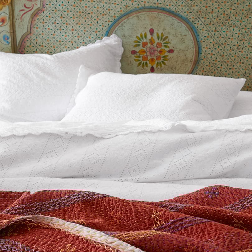 Irena Eyelet Sheet Set Sundance Catalog
