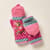 Frosty Blooms Convertible Mittens View 17PRPLORCHID