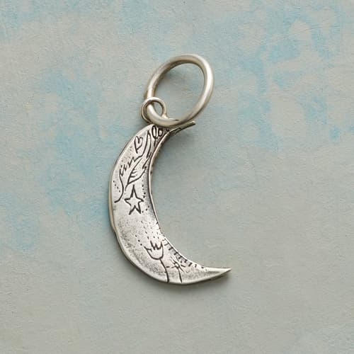 STERLING SILVER MAGIC MOON CHARM view 1