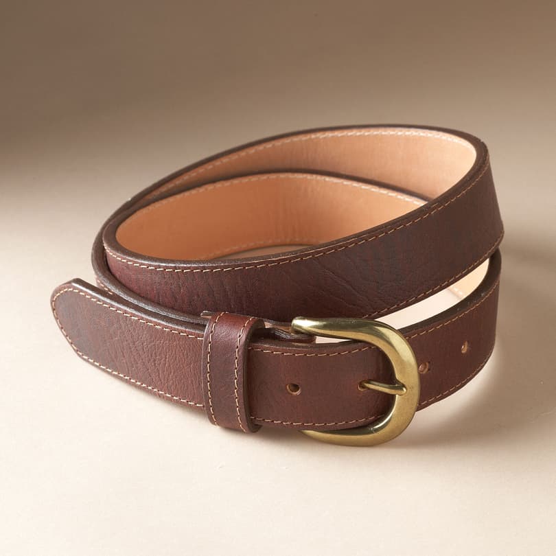 BISON SIMPLE LEATHER BELT view 1