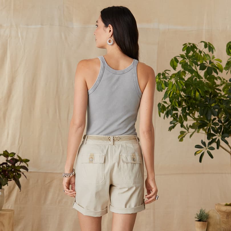 Odyssey Floral Shorts - Petites View 3