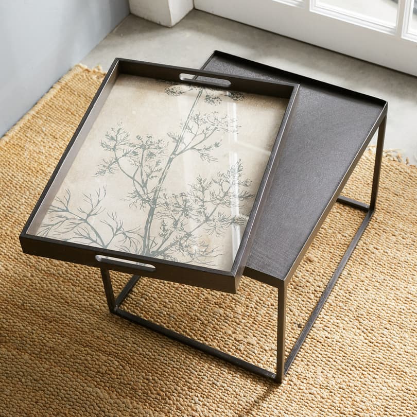 BOTANIQUE TRAY NESTING TABLES, SET OF 2 view 4