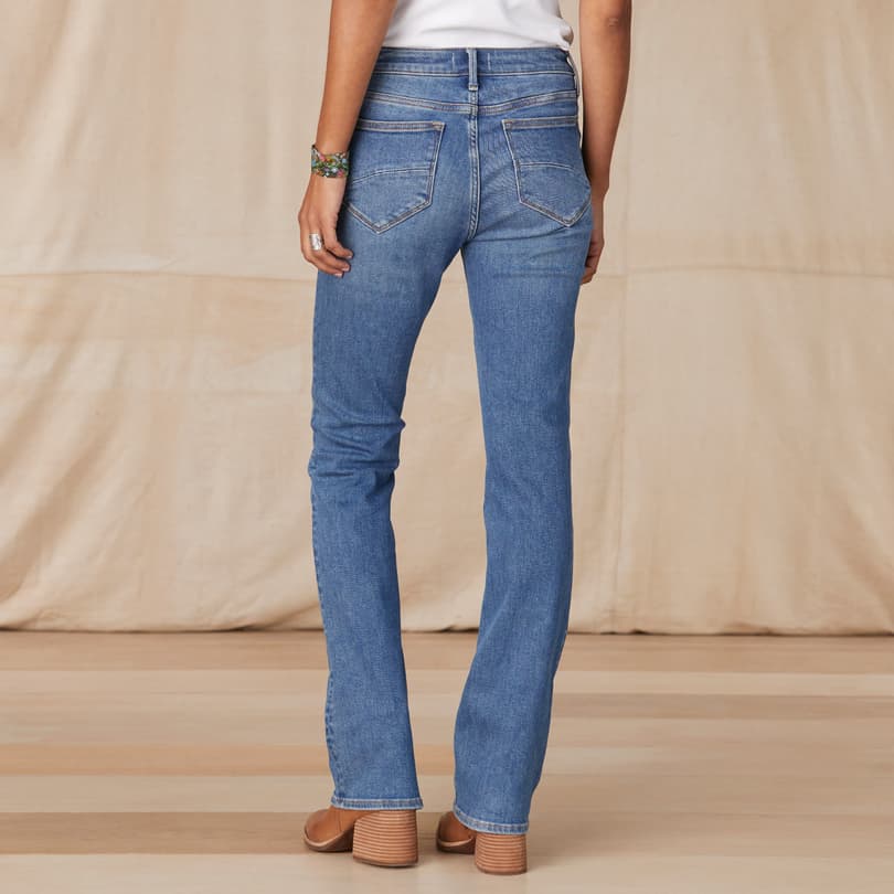 Vandret Supplement Intens Kelly Classic Bootcut Jeans | Sundance Catalog