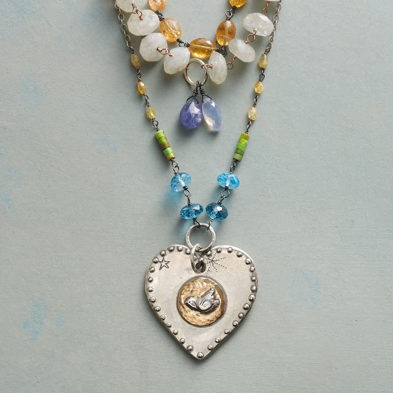 HEART OF PEACE NECKLACE view 1