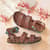 Alva Sandals View 4Cognac