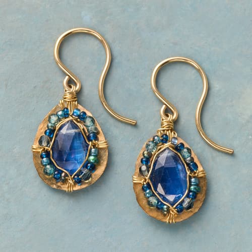 Azure Aura Earrings View 1