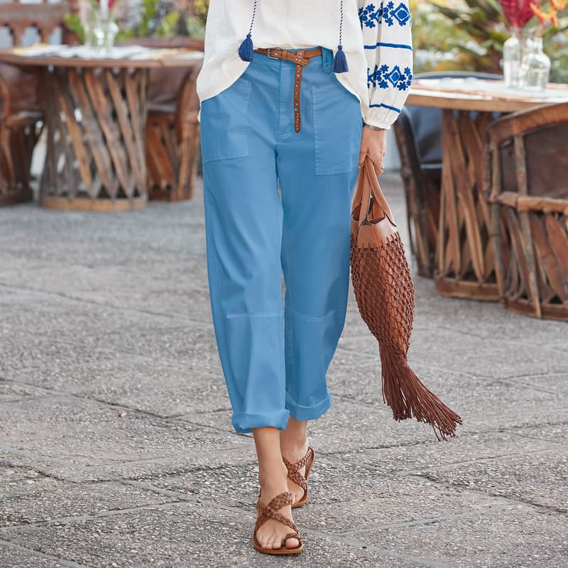 Sundance Leia Pants/ Mosaic Blue  Leggings are not pants, Linen blend pants,  Lace pants