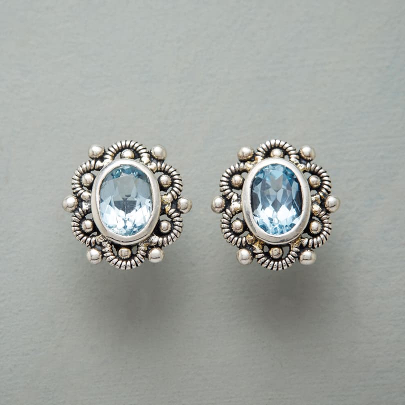 PORTRAIT IN BLUE EARRINGS view 1
