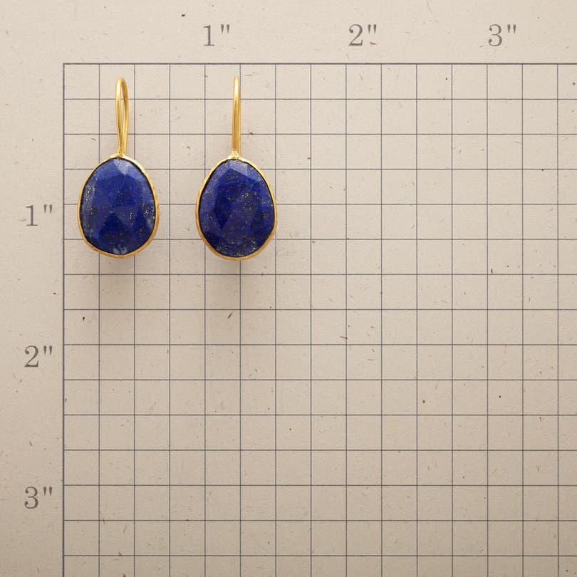 ELEGANZA LAPIS EARRINGS view 1