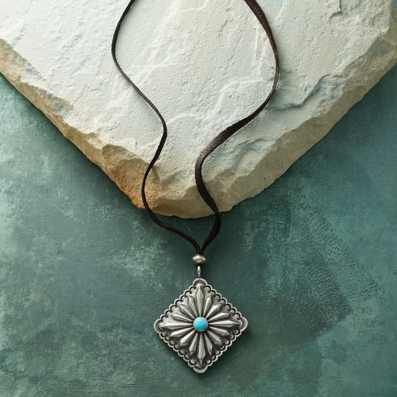 Square Concho Necklace