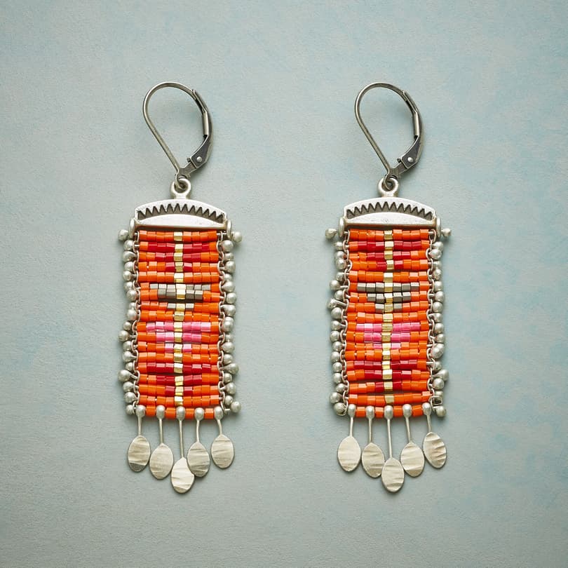 RED SKY EARRINGS view 1