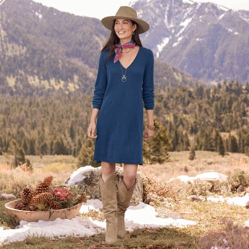 Margaux Cashmere Dress, Petite View 1