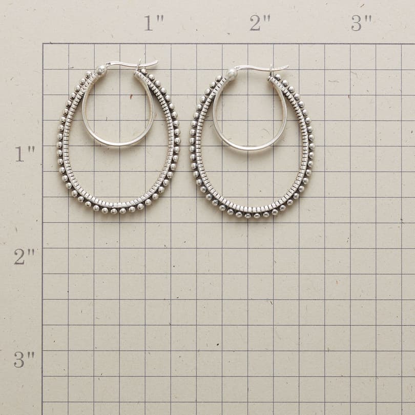 HOOPS ON THE DOUBLE EARRINGS view 1